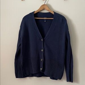 Gap Navy Women's Cardigan, size M.